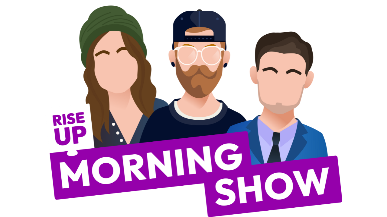 Rise Up Morning Show | Kiss-cut vinyl decals
